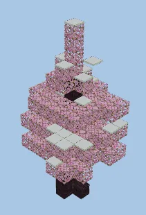 Snow-Covered Conifer Tree Pack for Minecraft Winter Biomes Minecraft schematic preview