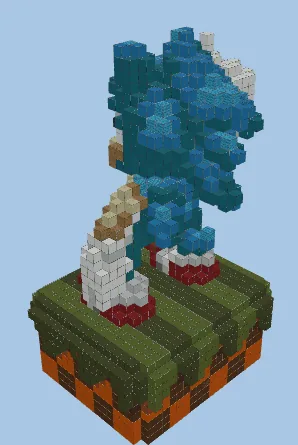 Sonic the Hedgehog Schematic Minecraft schematic preview