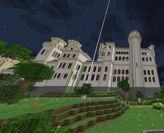 Spacious Grand Mansion Design Minecraft schematic