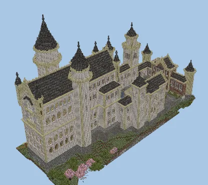 Spacious Grand Mansion Design Minecraft schematic