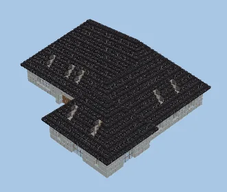 Spacious Modern House Design Minecraft schematic preview
