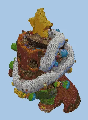 Spike Logmas Build Minecraft schematic