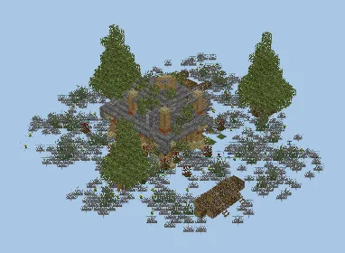 Small Spruce and Jungle House Minecraft schematic