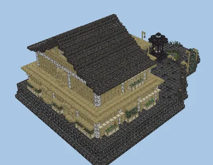 Spruce Survival House Minecraft schematic preview