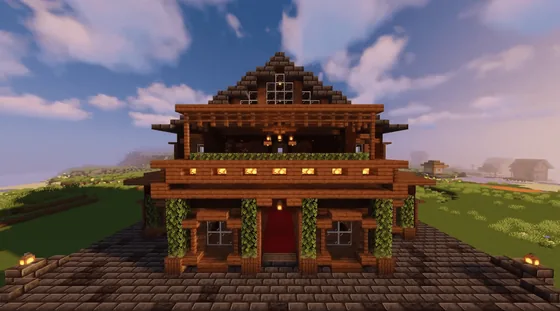 Spruce Survival House Minecraft schematic