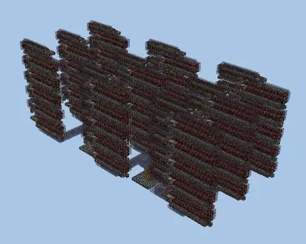 Stackable Sugar Cane Farm Minecraft schematic preview
