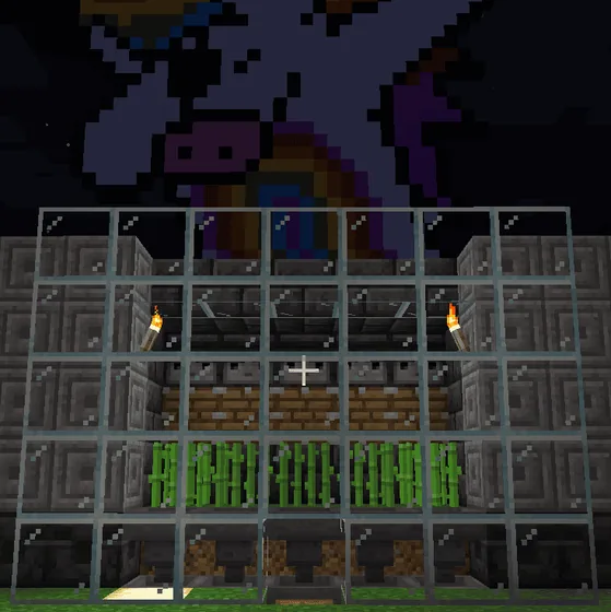 Stackable Sugar Cane Farm Schematic Minecraft schematic