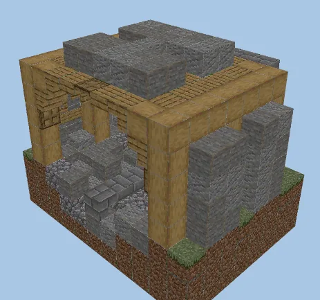 Stackable Tunnel System Minecraft schematic preview