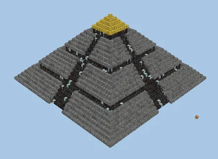 Stargate Ra Ship Mob Farm Minecraft schematic