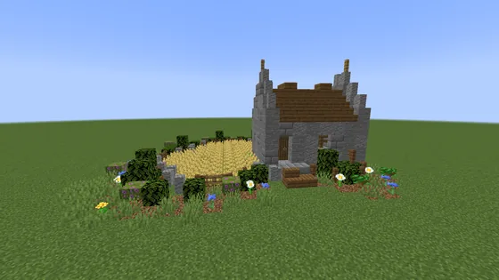 Starter House Two Schematic Minecraft schematic