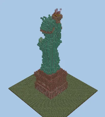 Statue Of Liberty Minecraft schematic