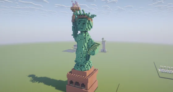 Statue Of Liberty Minecraft schematic