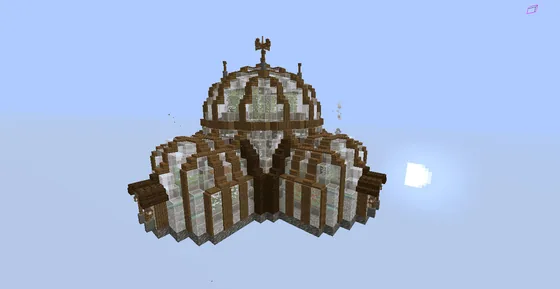 Steampunk Greenhouse Structure Minecraft schematic