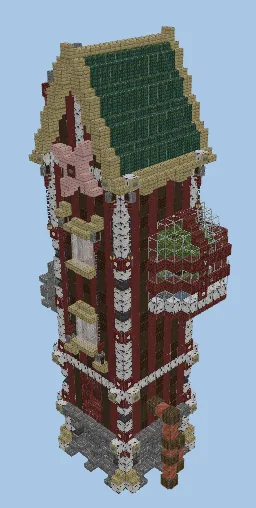 Steampunk House Designs Minecraft schematic