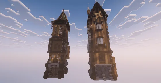 Steampunk House Designs Minecraft schematic