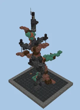 Steampunk Treehouse Structure Minecraft schematic preview