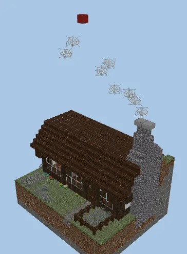 Steve's Hillside House From Revenge Minecraft schematic