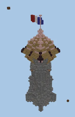 Stone Brick Medieval Tower Minecraft schematic preview