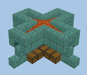 Stone Farm for Multiplayer Skyblock Minecraft schematic preview