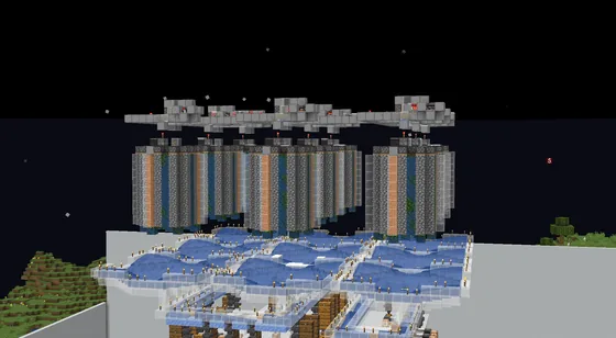 Stone Farm With Shulker Loader Minecraft schematic