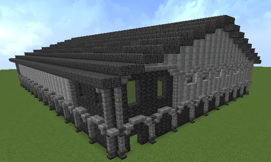 Storage Warehouse Structure Minecraft schematic