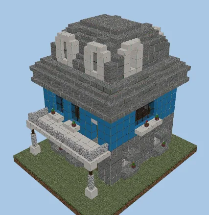 Street House Two Minecraft schematic
