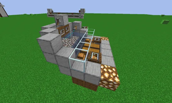 String Duper Redstone Contraption Minecraft schematic