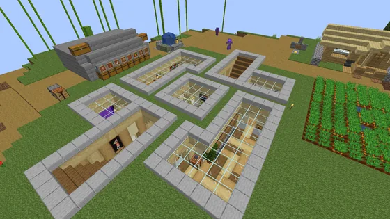 Subterranean Base Minecraft schematic