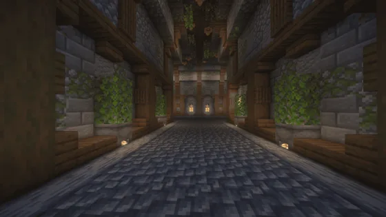 Subterranean Survival Bunker with Villager Trading and Storage Minecraft schematic