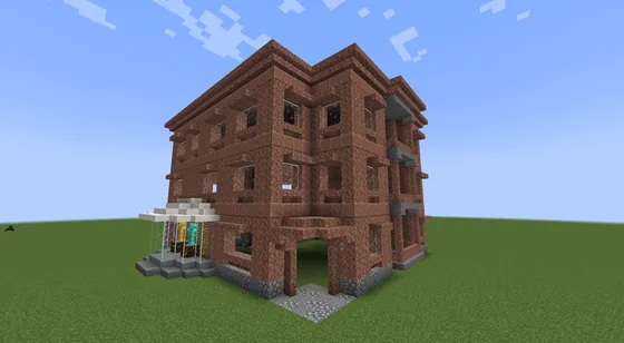 Suburban House Design Minecraft schematic