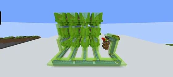 Sugar Cane Farm 1800 Per Hour Minecraft schematic