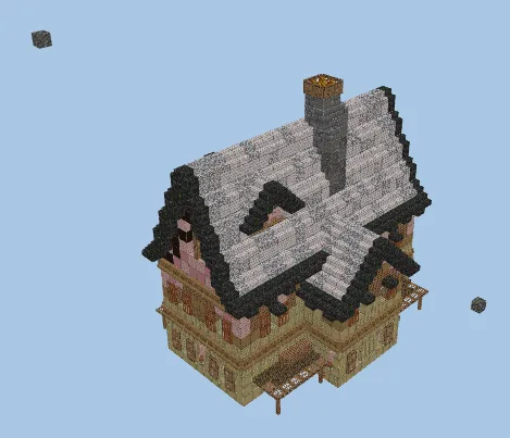 Sugar Cane Farmhouse Minecraft schematic preview