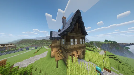 Sugar Cane Farmhouse Minecraft schematic