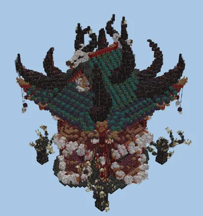 Sukuna Temple Minecraft Build Minecraft schematic