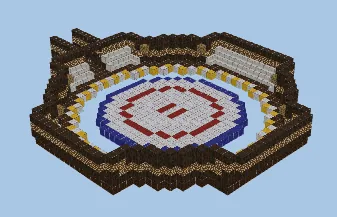 Sumo Wrestling Arena Minecraft schematic