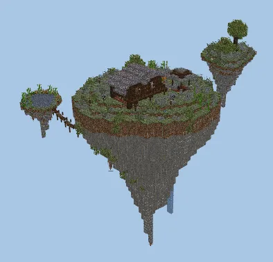 Survival Floating Island Base Minecraft schematic