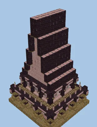 Medieval Survival House Temple Minecraft schematic preview