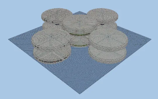 Sustainable Medium Base Minecraft schematic