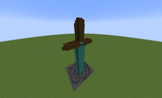 Minecraft Sword Decoration Minecraft schematic