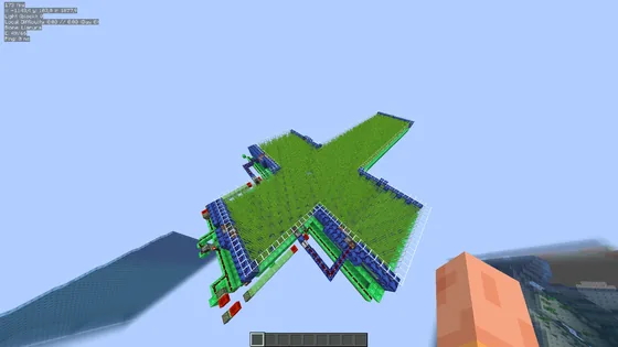 Sword Shaped Sugar Cane Farm Minecraft schematic