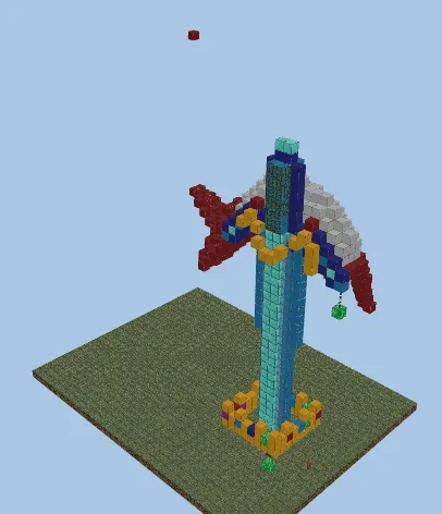 Technoblade Memorial Build Minecraft schematic preview