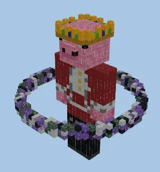 Technoblade Memorial Statue Minecraft schematic preview
