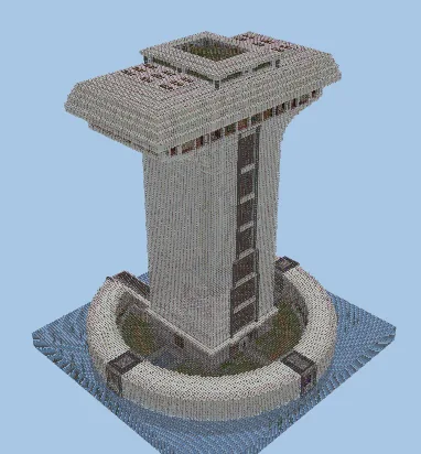Teen Titans Tower Mob Farm Minecraft schematic