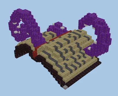Tentacled Book Structure Minecraft schematic