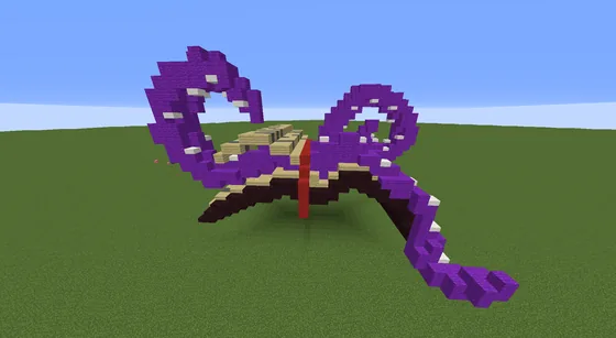Tentacled Book Structure Minecraft schematic
