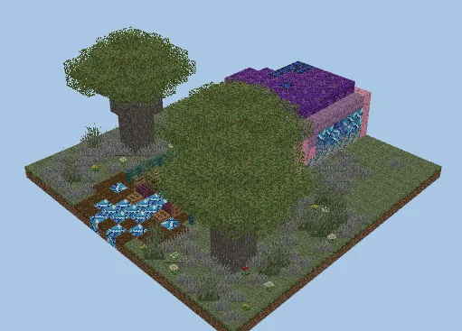 Terracotta Cottage Dwelling Minecraft schematic