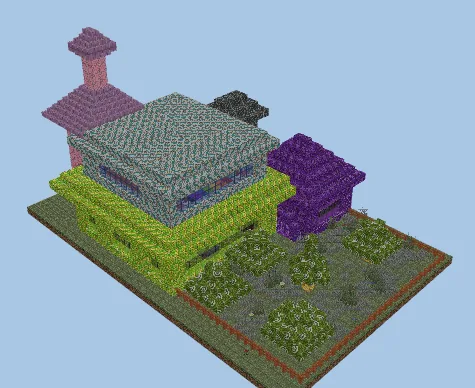 Terracotta Dwelling Minecraft schematic