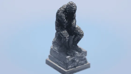 The Thinker Statue Minecraft schematic