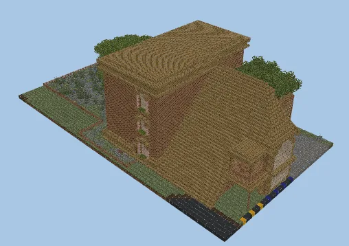 The Vannah Hotel Large Build Minecraft schematic