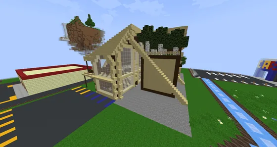 The Vannah Hotel Large Build Minecraft schematic